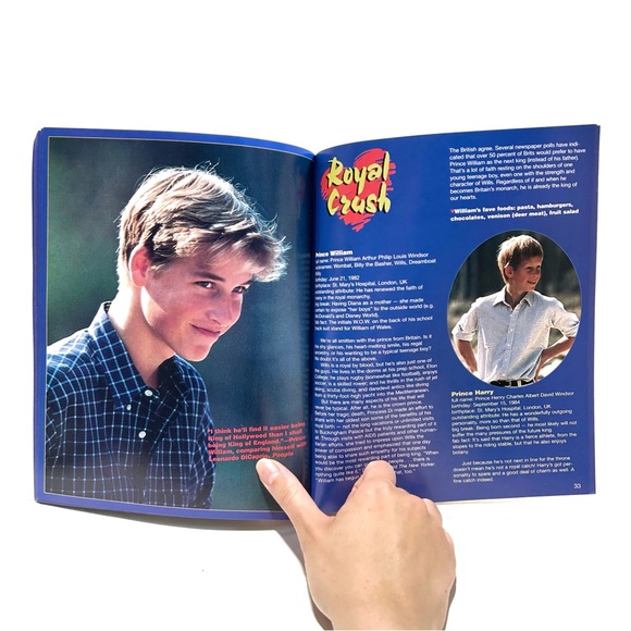 Vintage 1998 Scholastic Boys We Love Book Famous Singers Actors Colour Prints - Picture 7 of 12